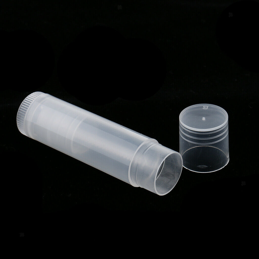 20pcs Plastic Empty Lip Balm Tube Cosmetic Container Lipstick Bottle Vials