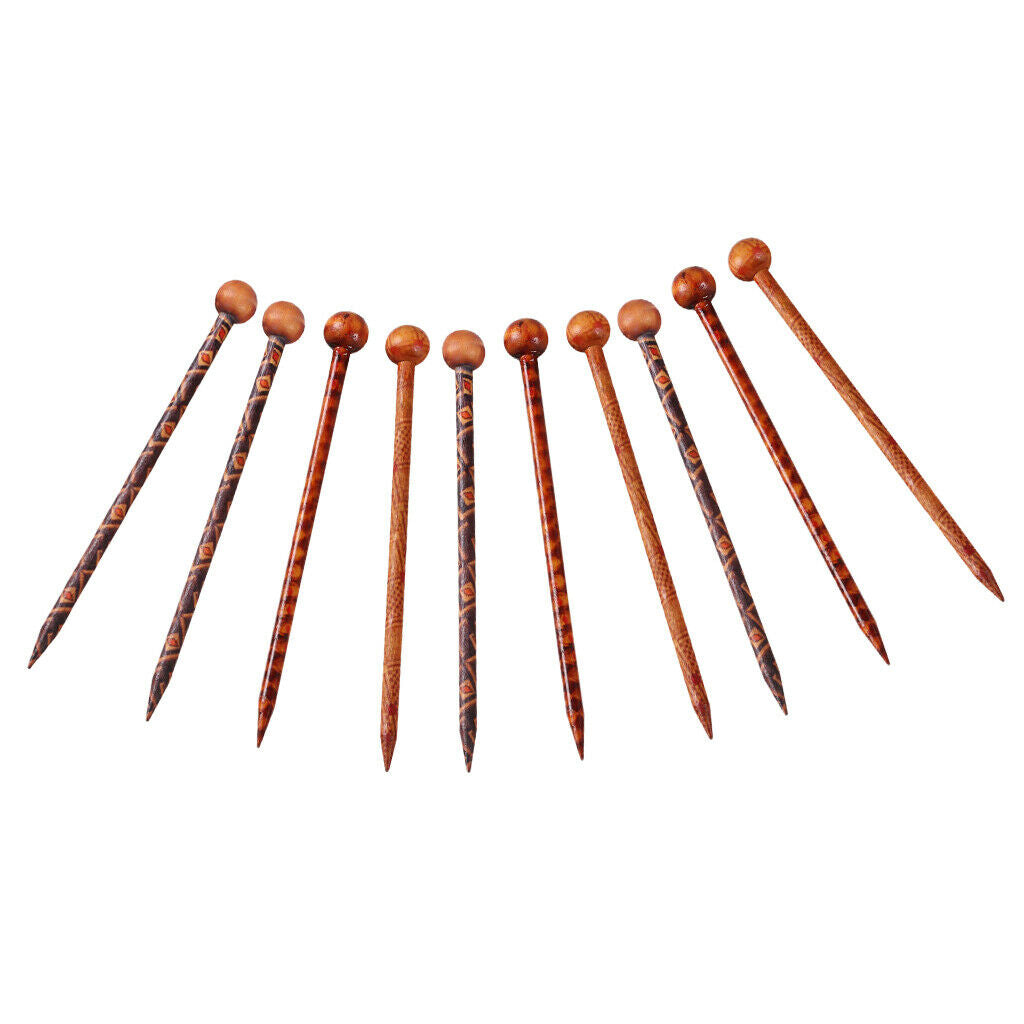 10 lot Craft Retro Lady Style Hair Pin Handmade Hairpin Hair Stick Clip