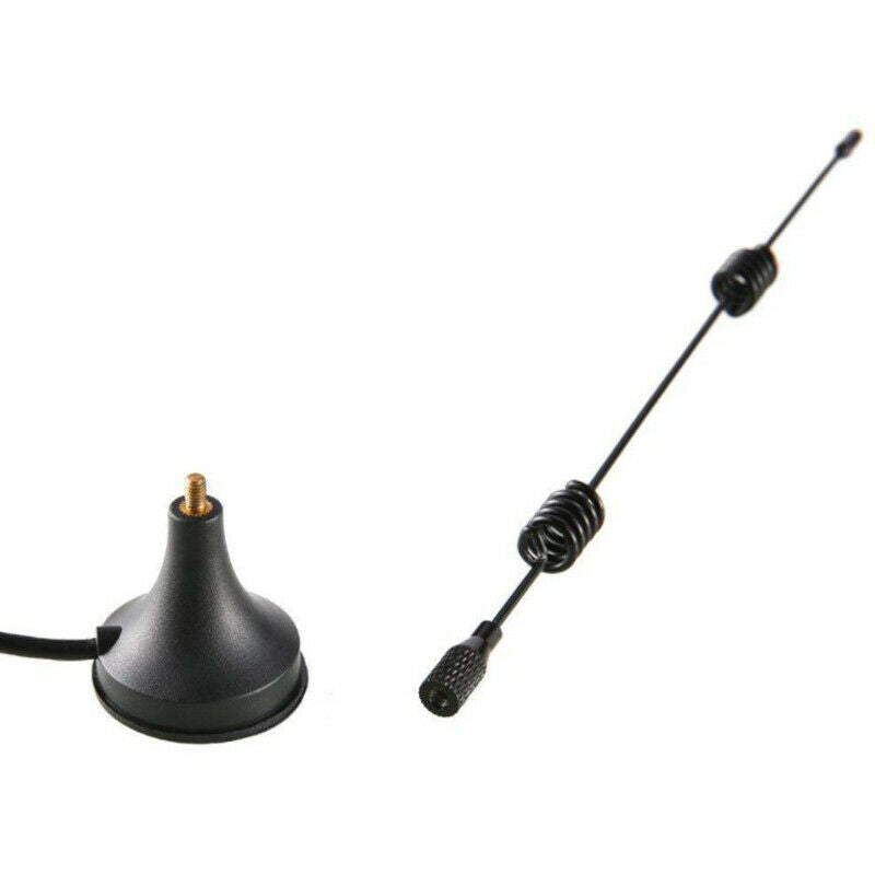 1pc 2.4G Dual Band pole antenna SMA Male/RP SMA Male with Magnetic ba.l8