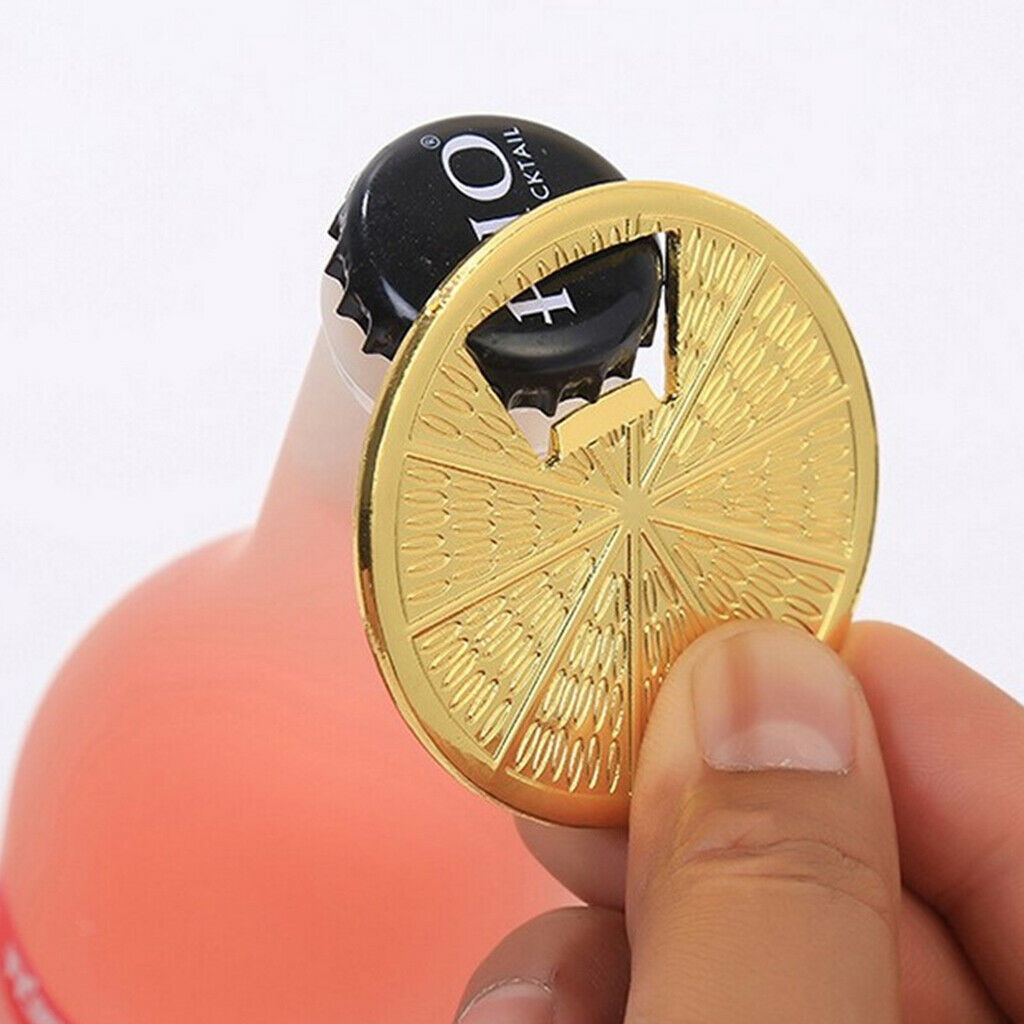 Golden Lemon Opener Creative Bottle Opener Kitchen Supplies Party Favor