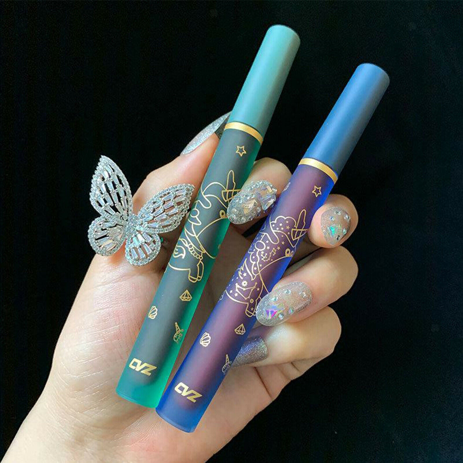 Liquid Lipstick Lip Glaze Set 4 Colors Not Fade Waterproof for Women 1.7ml