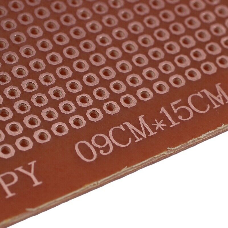 DIY PCB Prototype Solderable Copper Veroboard Stripboard 90mmx150mm X6G9G9