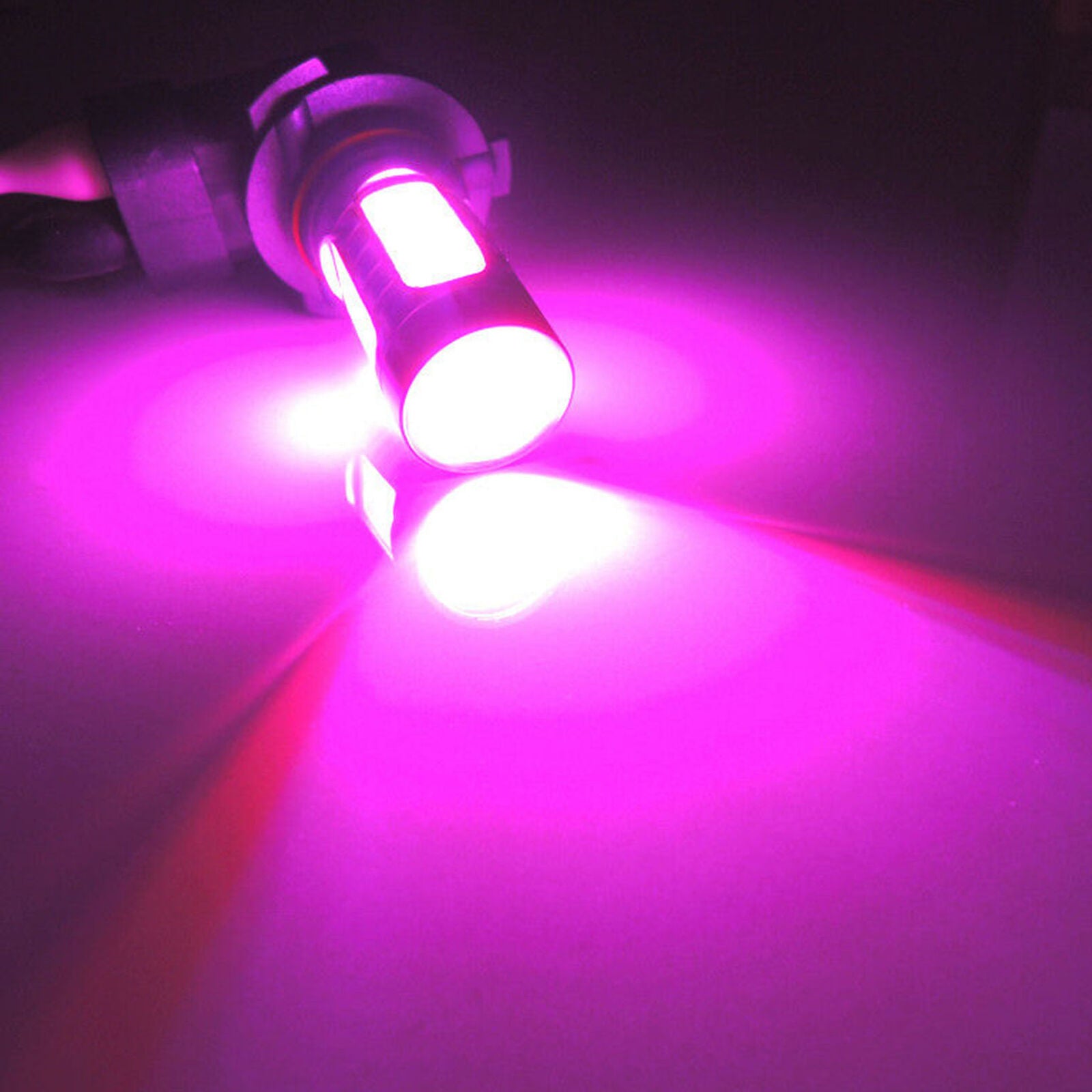 2pcs Pink Purple 9006 HB4 9012 Car Fog Lights Driving Lamp High Power LED Bulbs