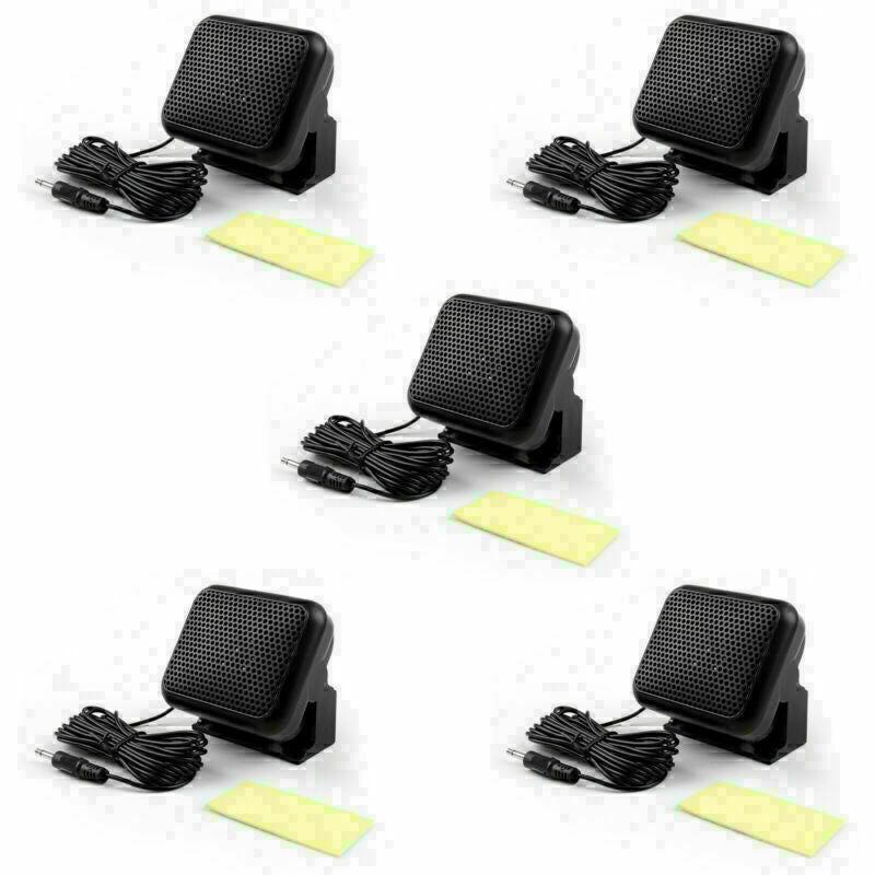 5x Mini Size Na NSP-100 External Speaker For Yaesu Kenwood Icom CB Radio CN