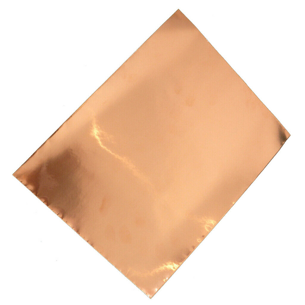 Guitar Copper Foil Tape EMI Shielding Foil Tape for Electric Guitar 3 Sheet