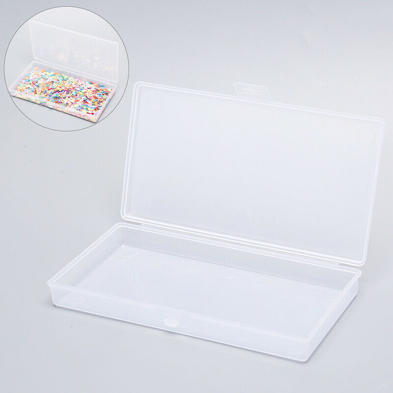 Mini Transparent Jewelry Box Necklace Display Storage Case Jewelry Organizer.DD