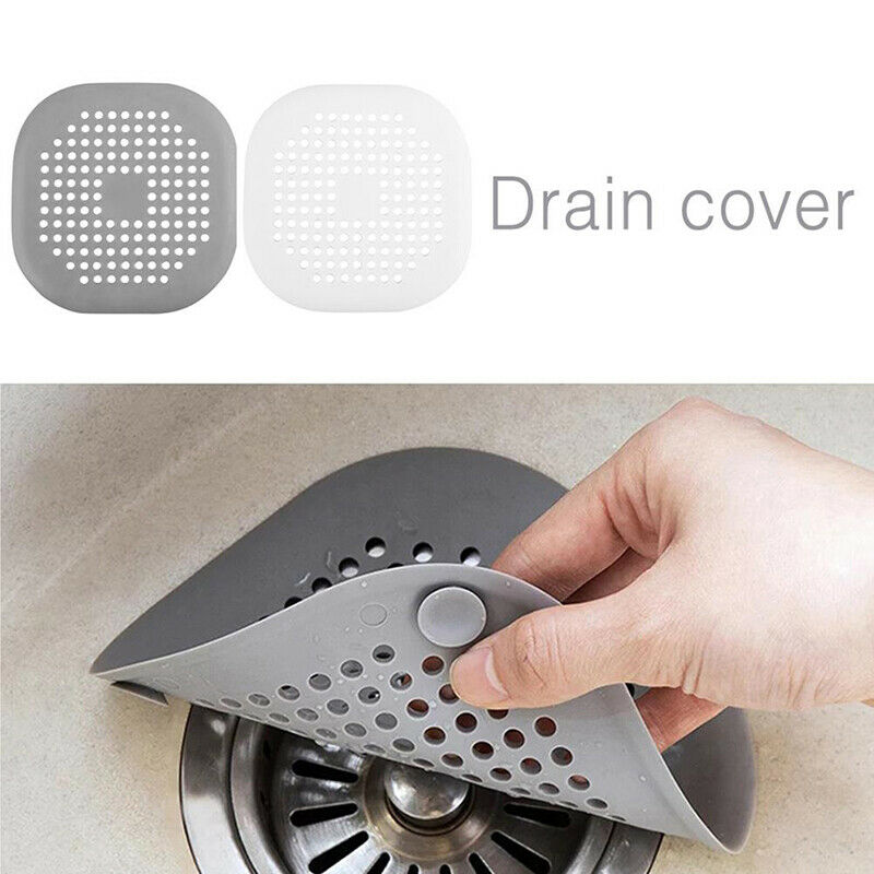 1PC Shower Drain Silicone Kichen Sink Drain Hair Stopper Catcher Filter B.l8