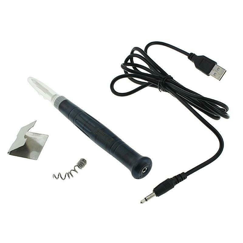 Mini Portable USB 5V 8W Electric Powered Soldering Iron Pen Tip Touch