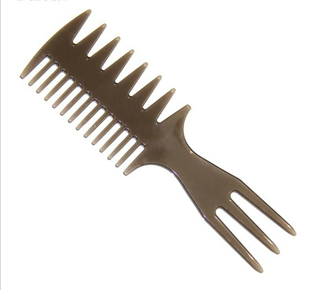 5pc Men Hair Texture Combs Texturizing Comb Brush Wide Teeth Oil Head Hair Combs