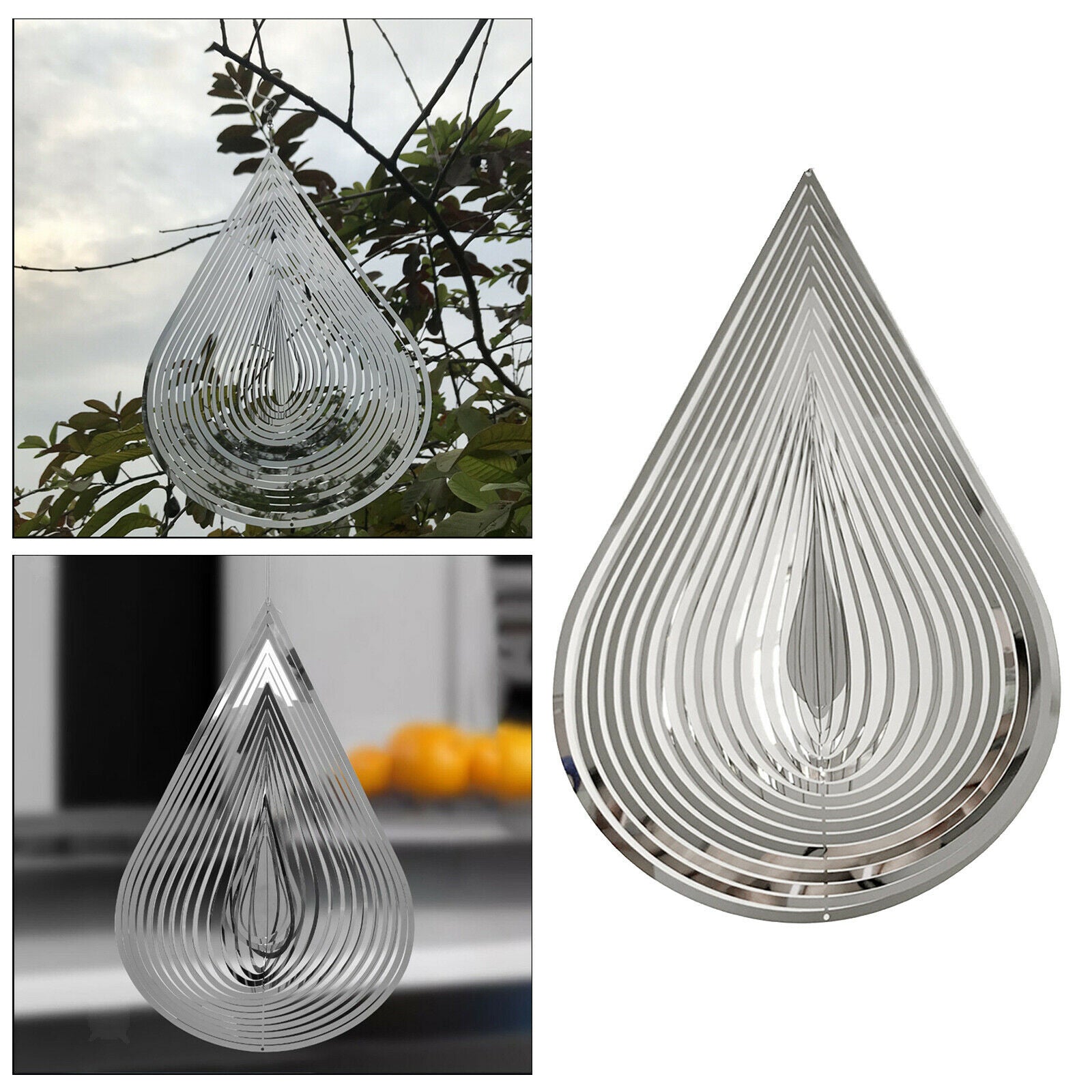 Novelty Garden Wind Chimes Wind Spinner Hanging Tree Outdoor Home Decor