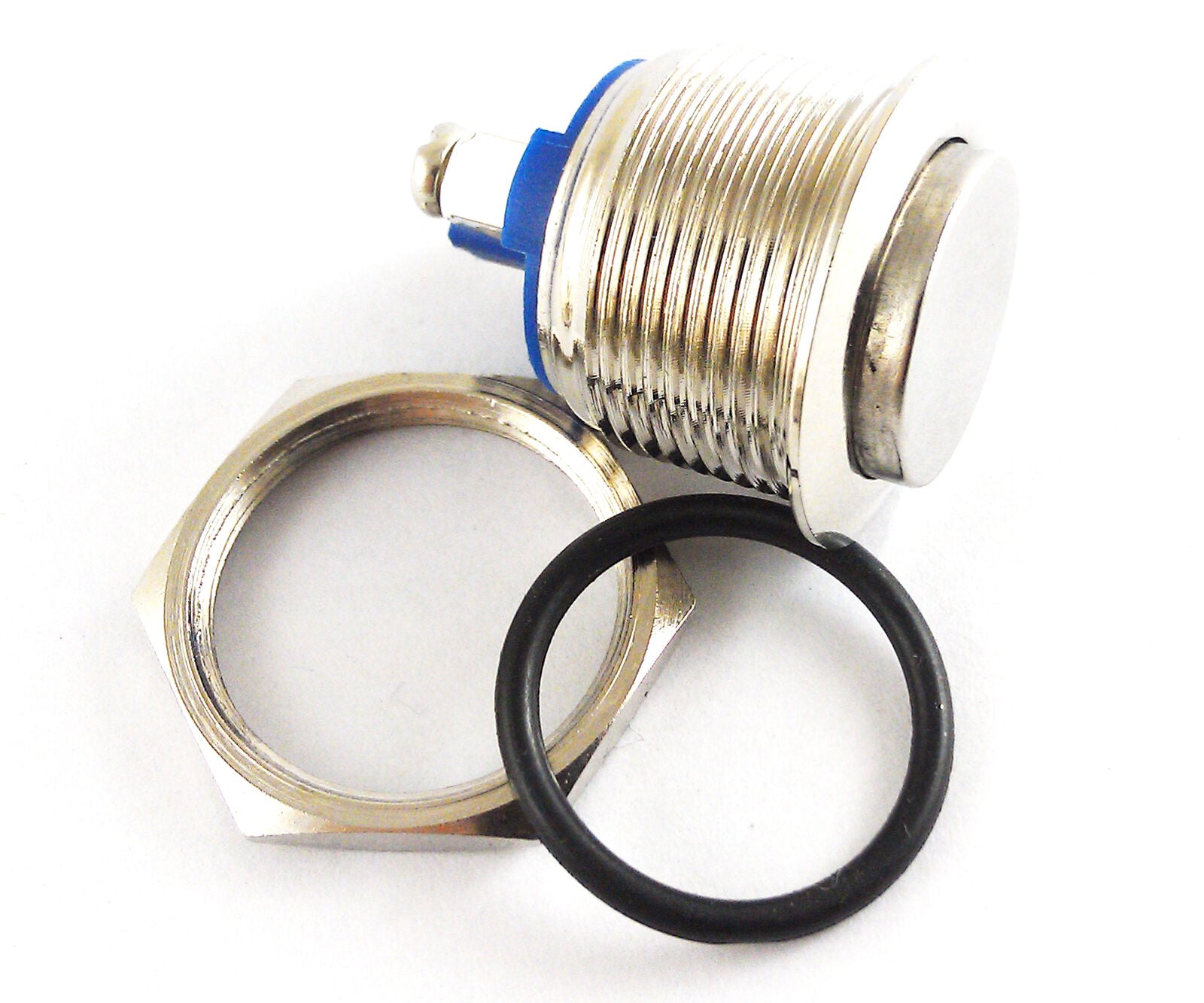 5pcs Metal High Flush Push Button Momentary Horn Waterproof Switch 19mm QN19-A3