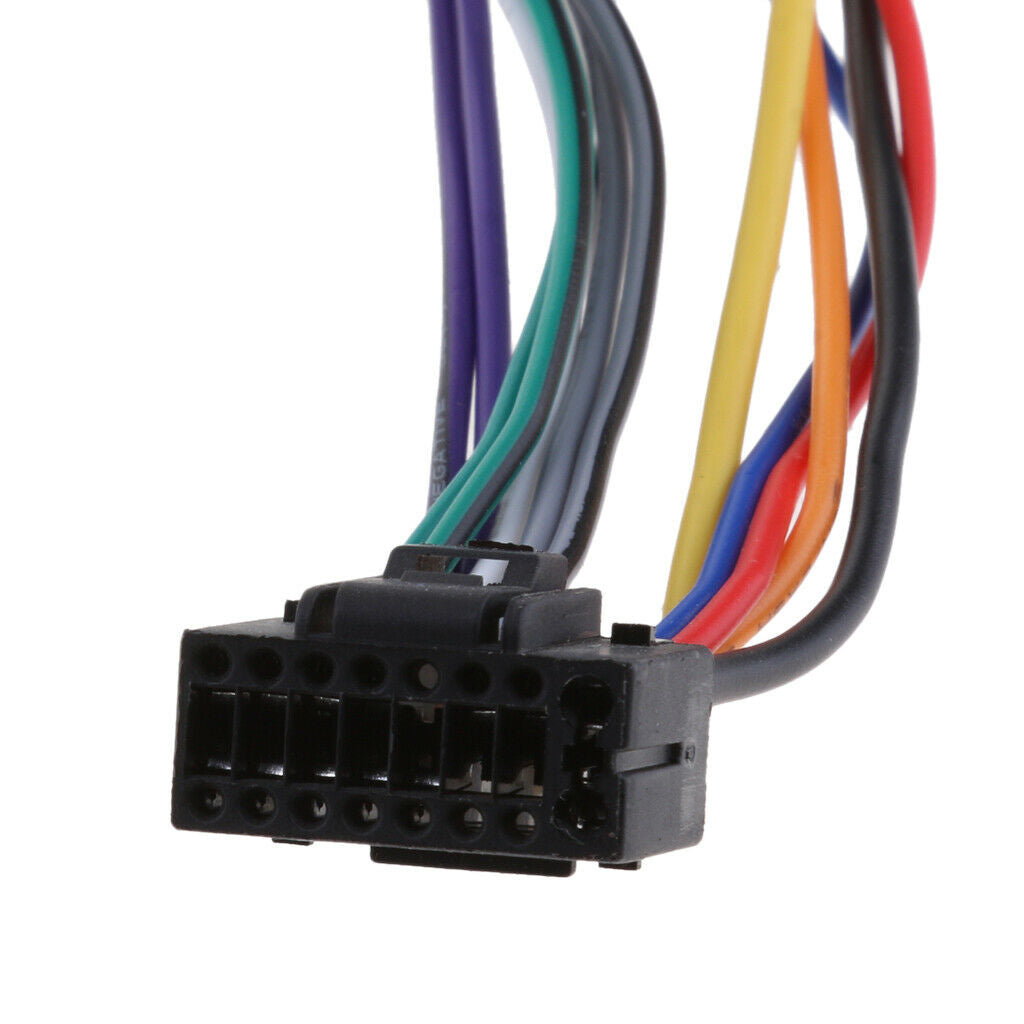 16 Pin ISO Wiring Harness Adaptor Car Radio Loom for Kenwood/JVC - EU Plug