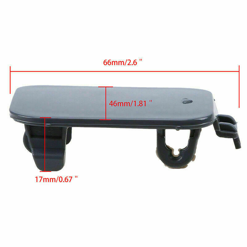 Front Bumper Tow Hook Cover Cap ABS For BMW E61 525i 535i 550i 528i 51117184708