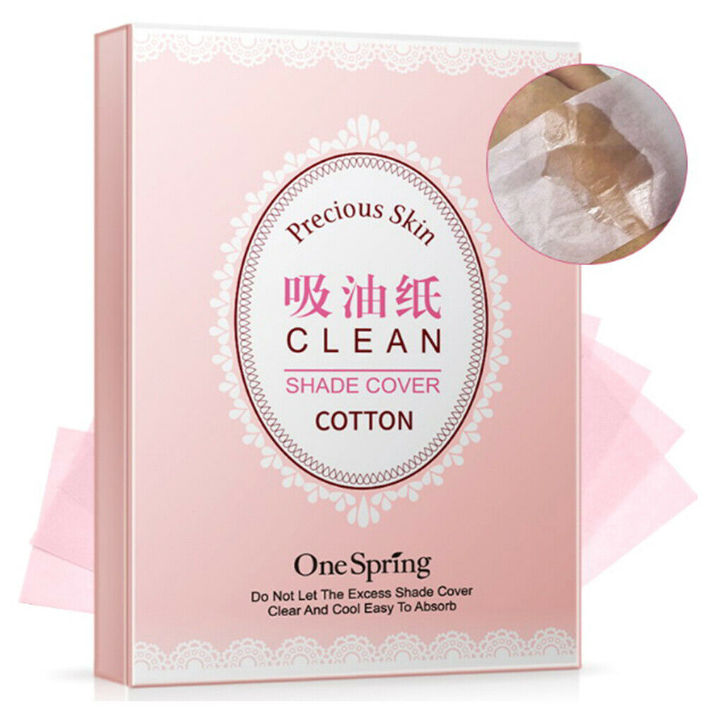 100PCS/Bag Clean Clear Oil absorbing sheet Oil Control Film Blotting Paper T BU