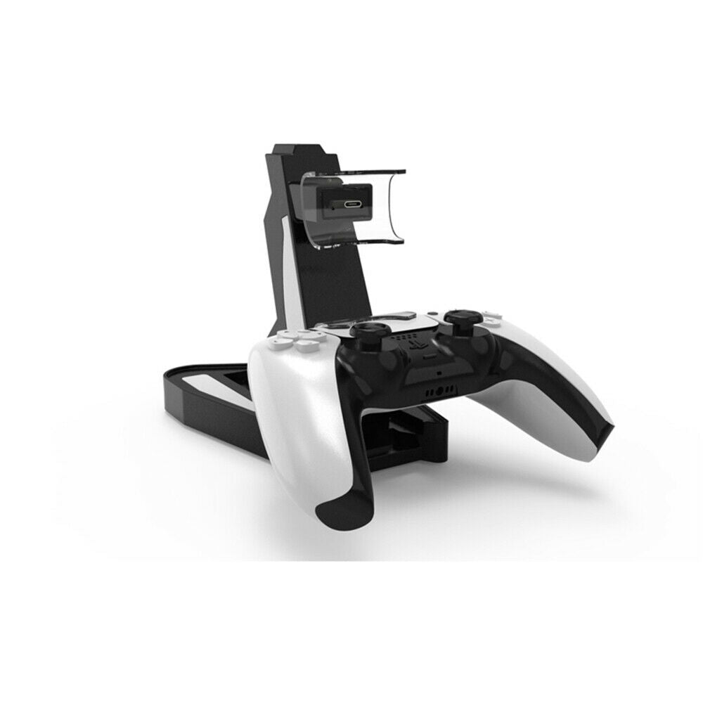 USB Charger Dual Charging Dock Stand Station Cradle Holder for PS5 Controller