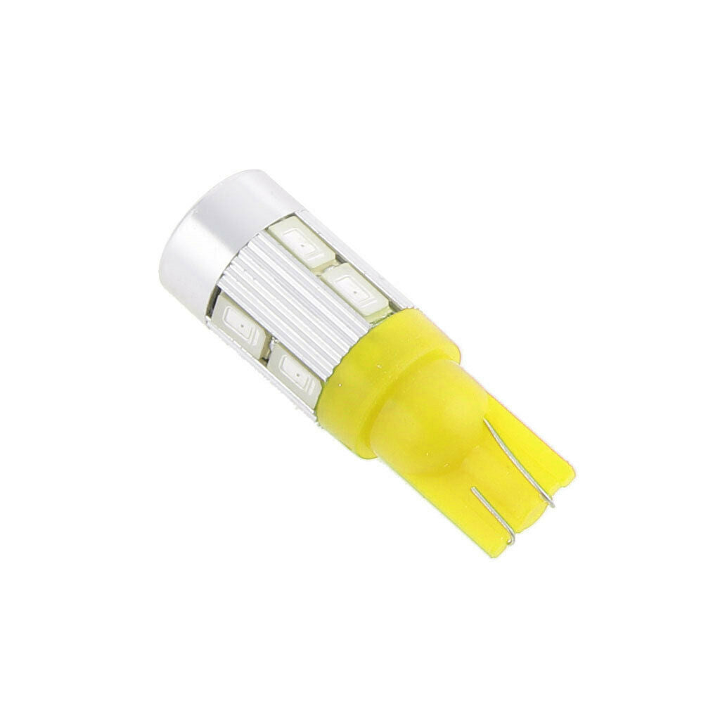 T10 5630 10SMD LED Chip RV Dome Map Interior Light bulbs 12V Super Yellow