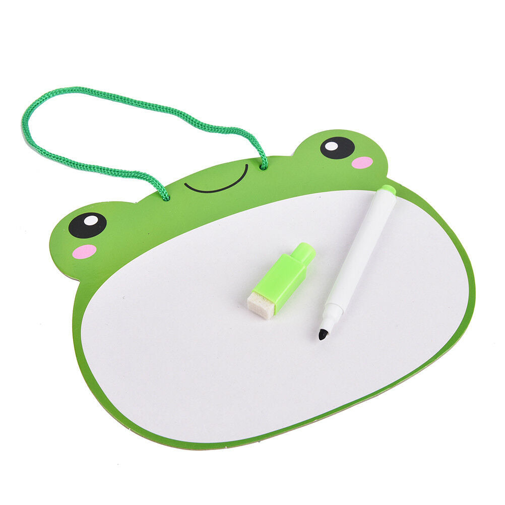 Whiteboard Dry Wipe Board rIni Drawing White board Hanging Board With Marker  SJ