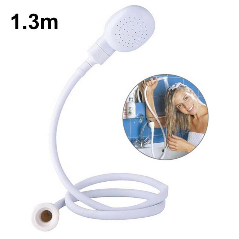 1.30m Pet Shower Hose Spray Handheld Sink Bath Shampoo Sprayer Shower Head