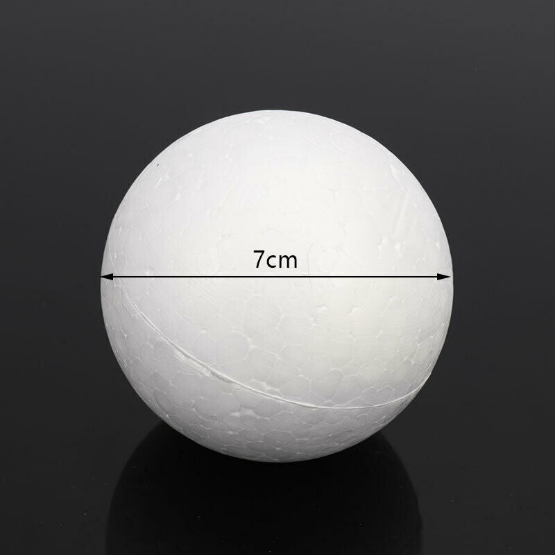 10pcs DIY Party Ball Spheres Decoration 70MM Polystyrene Styrofoam Foam