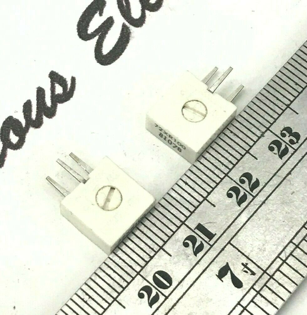 5pcs - Helitrim 72XLR100 100R 1-Turn Variable Potentiometer / Trimmer