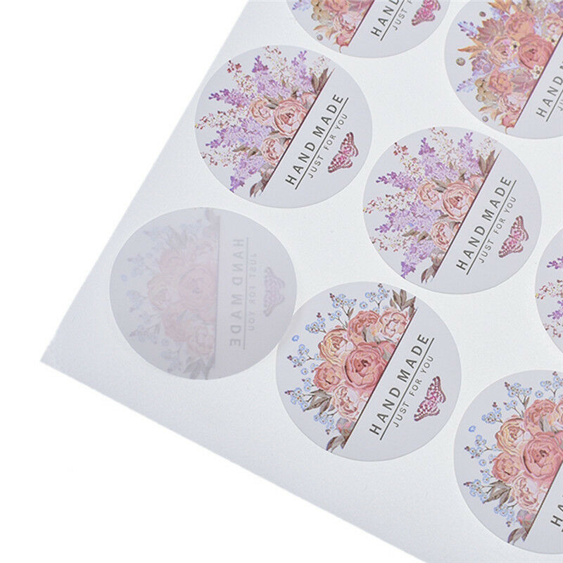 DIY HAND MADE Flower Save The Date Hand Made DIY Package Stickers for Women Men