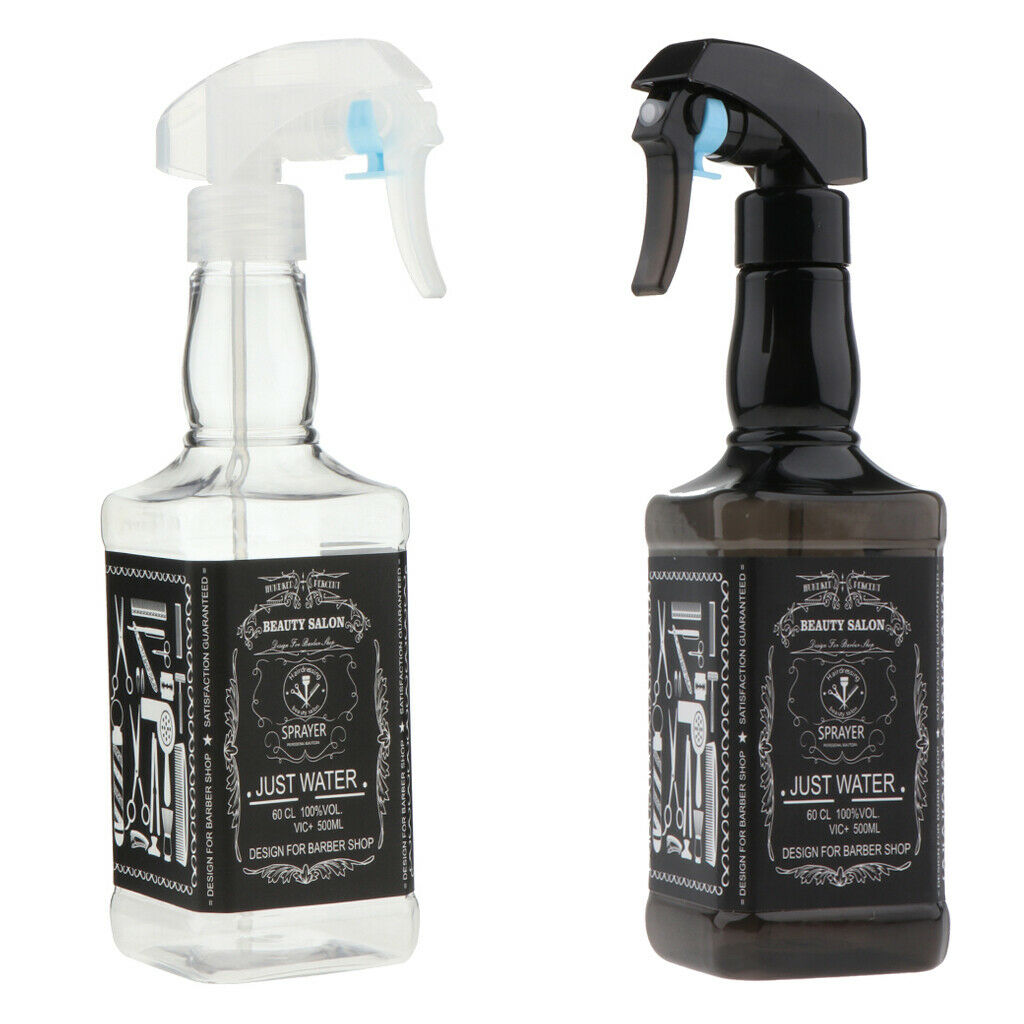 2 Pcs Professional 500ml Spray Bottle Hair Salon Hairdressing Water Sprayer