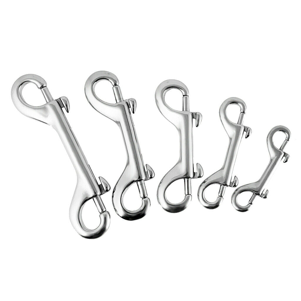4 Stainless Steel Clasps of 90 Mm