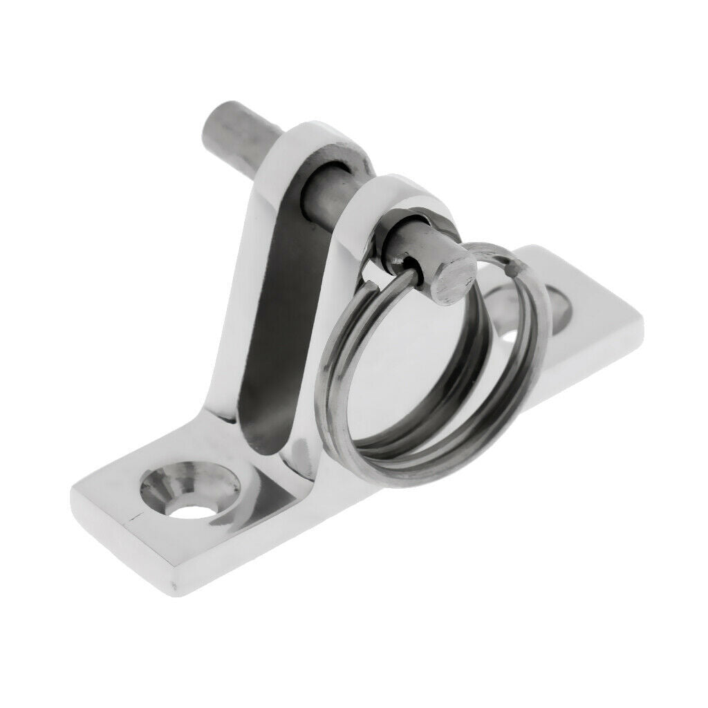 Bimini Top Deck Hinge w/ Quick Release Pin 90 Deg Marine 316 Stainless Steel