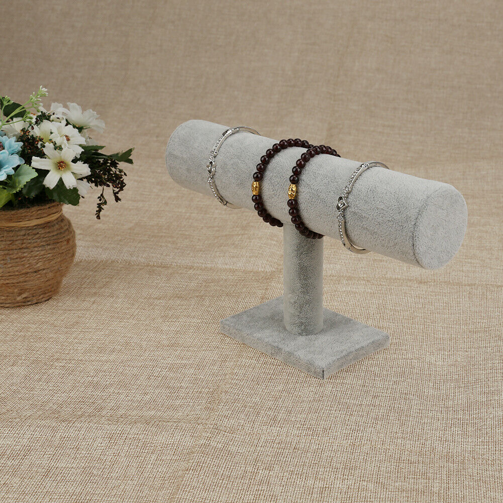 9.1inch Bracelet Watch  Chain Display Holder Stand Organizer Rack Gray @