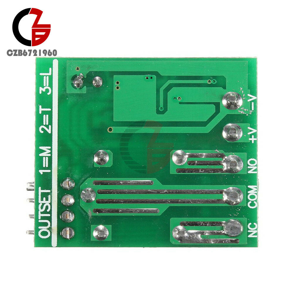 DC12V 10A 1CH Single Channel Wireless Relay RF Remote Control 315MHz Switch