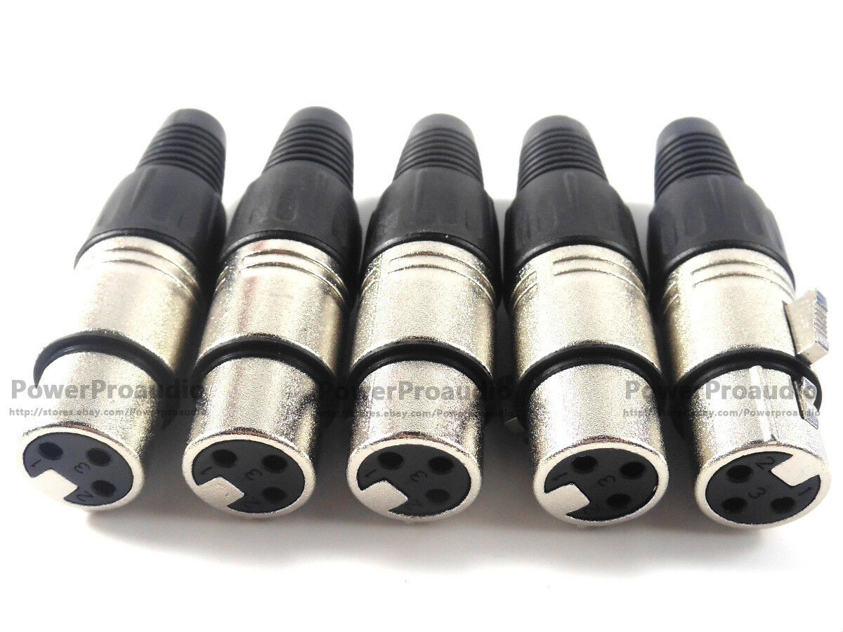 5XNC3MXX NC3FXX for NEUTRIK female XLR Connector Plug 3pin Microphone Plug Jack
