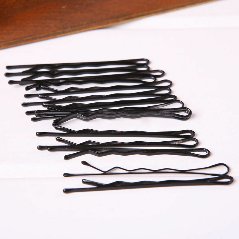 Lots 56Pcs Invisible Hair Clips Flat Top Bobby Pins Grips Salon Barrette Bl   Lt