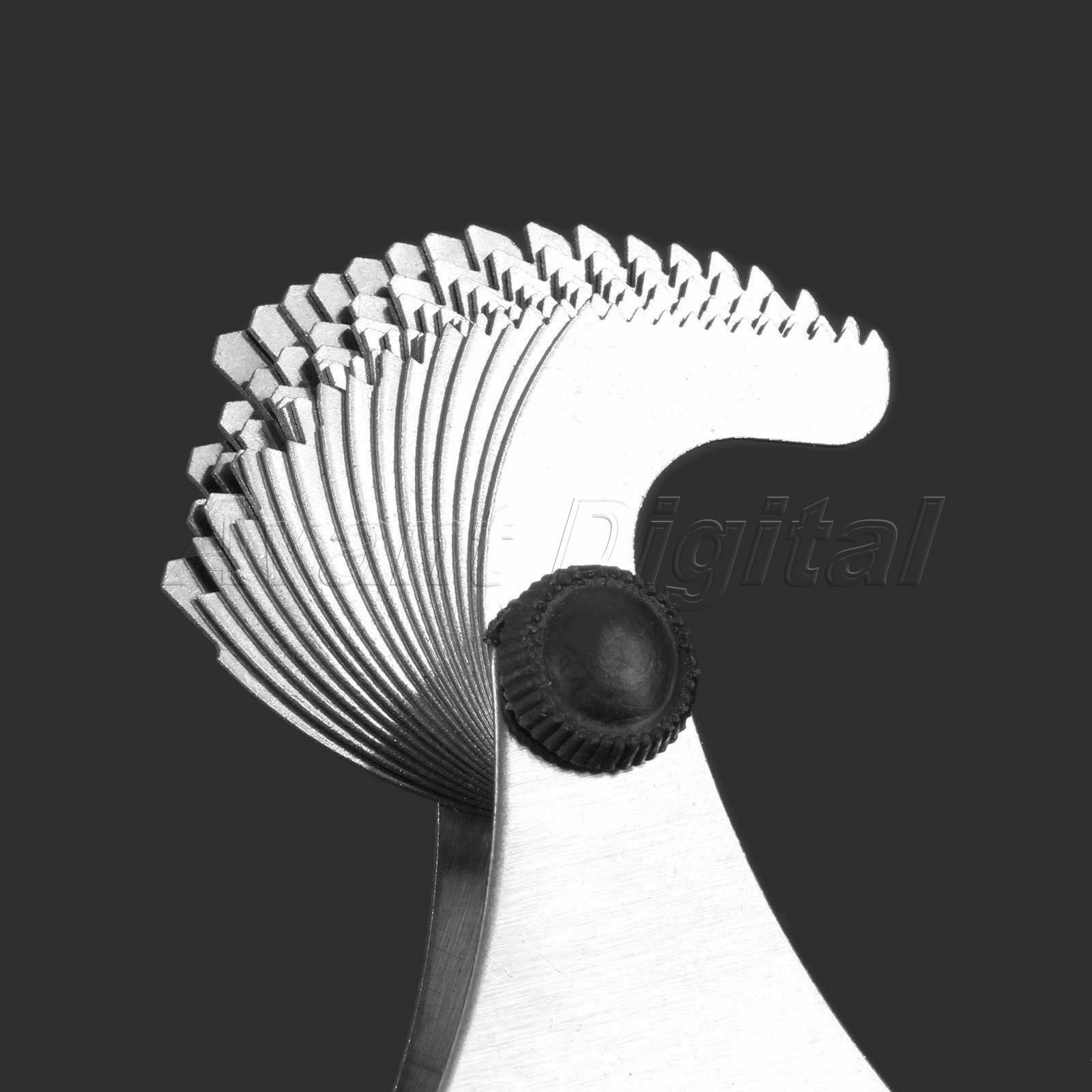 Foldable US 60 Degree Thread Gauge Screw Pitch Measuring Tool 51 Blades Gage