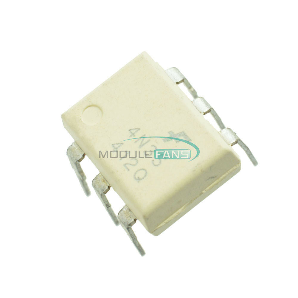 10PCS 4N35 DIP6 30V FSC Optocouplers Phototransistor  IC 4N35