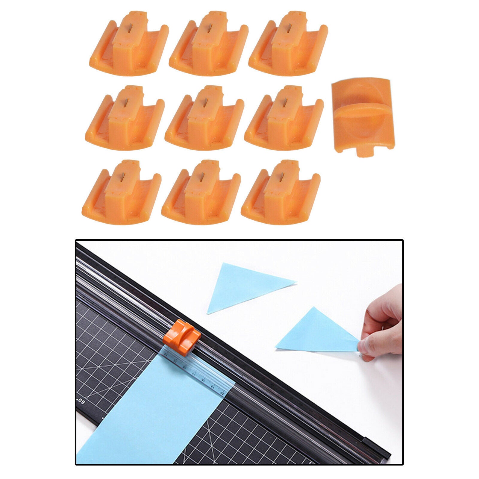 10Pcs Paper Cutter Replacement Blades Trimmer Cutting Card Picture A5 Paper