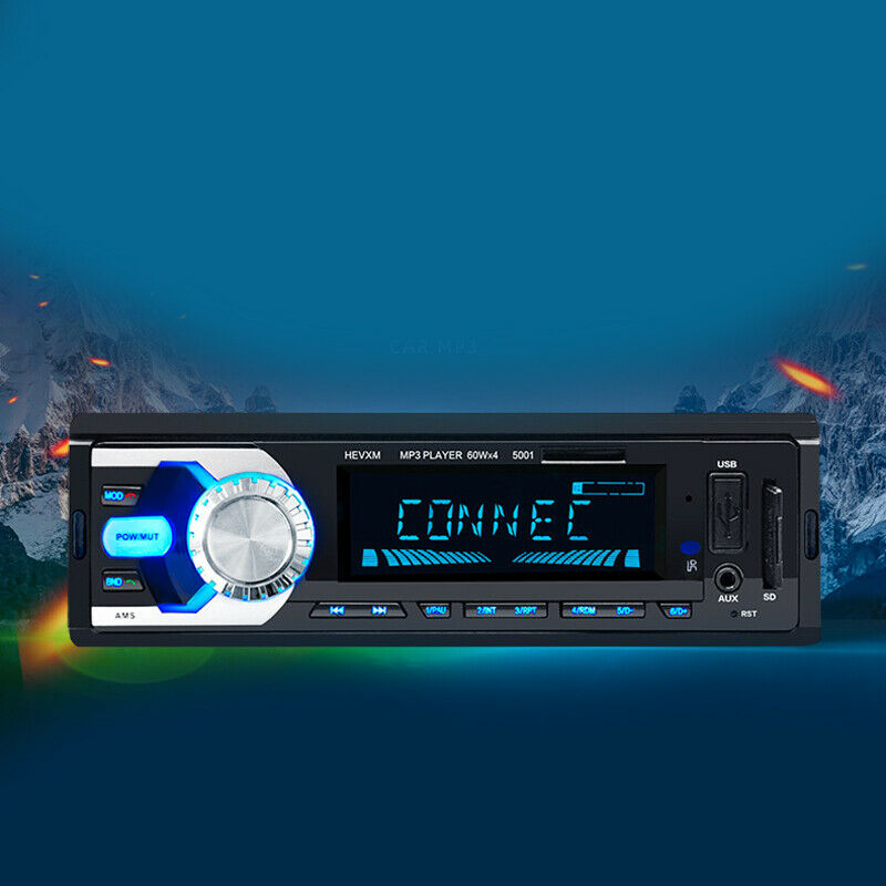DC12V 4-Channel Digital Car Bluetooth Audio USB/WMA/WAV Radio Stereo MP3 Player