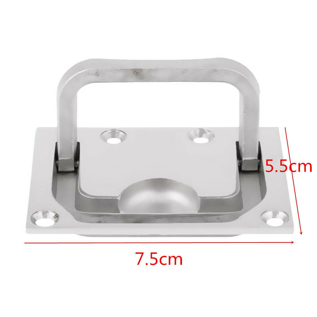 Boat Hatch Ring Pull, Flush Lift Handle, Marine Locker Latch Cabinet Hardware,