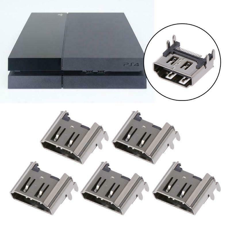 5Pcs Replacement Display HDMI-compatible Port Socket Jack Connector For