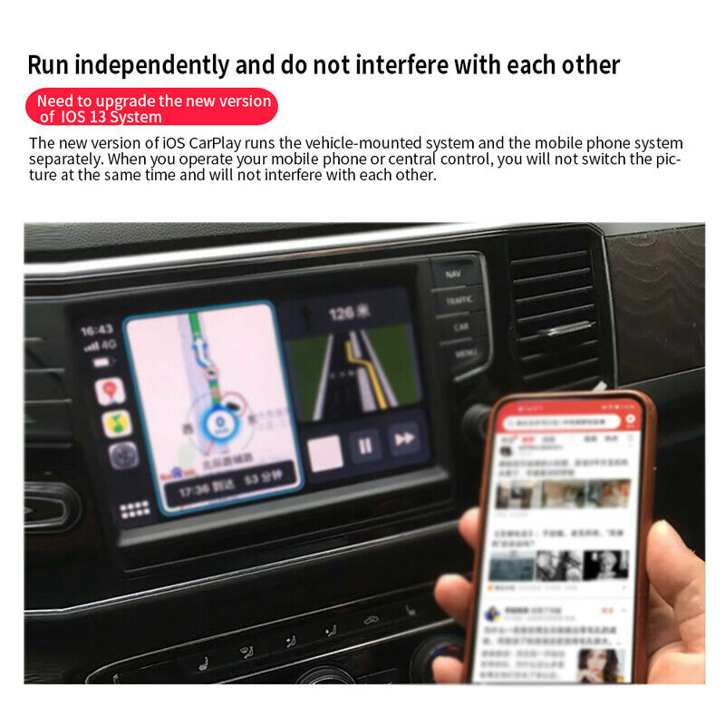 5V USB Dongle Carplay Car Navigation System MP5 Head Unit Fit for iOS Android