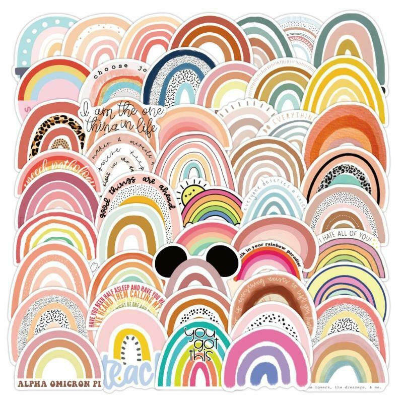 Water Proof Rainbows Board Decor Scrapbooking Decoration Stationery Paper DIY