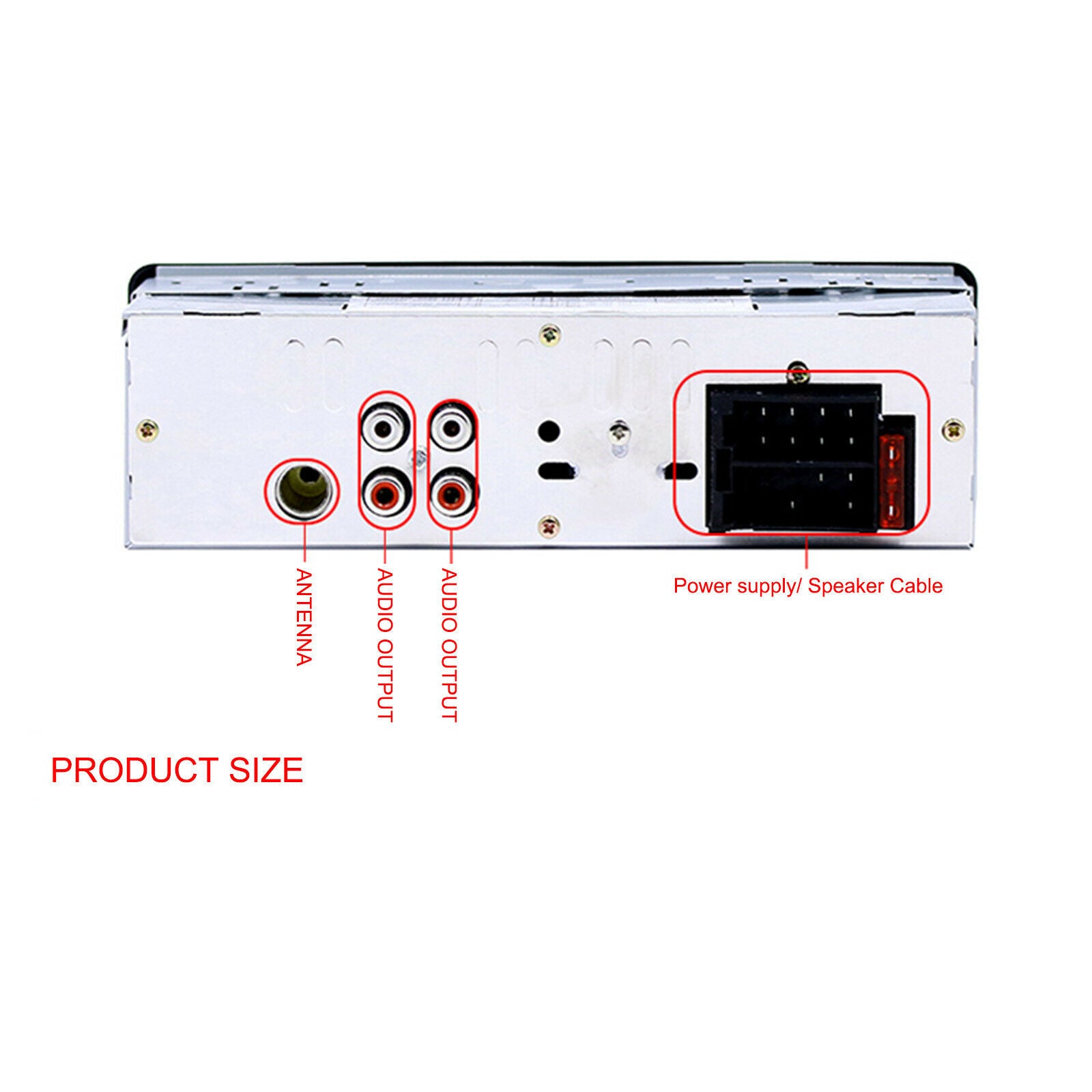 SWM-8808 Car Stereo 1 DIN Multimedia Video MP3 Player AUX-IN FM Radio Universal