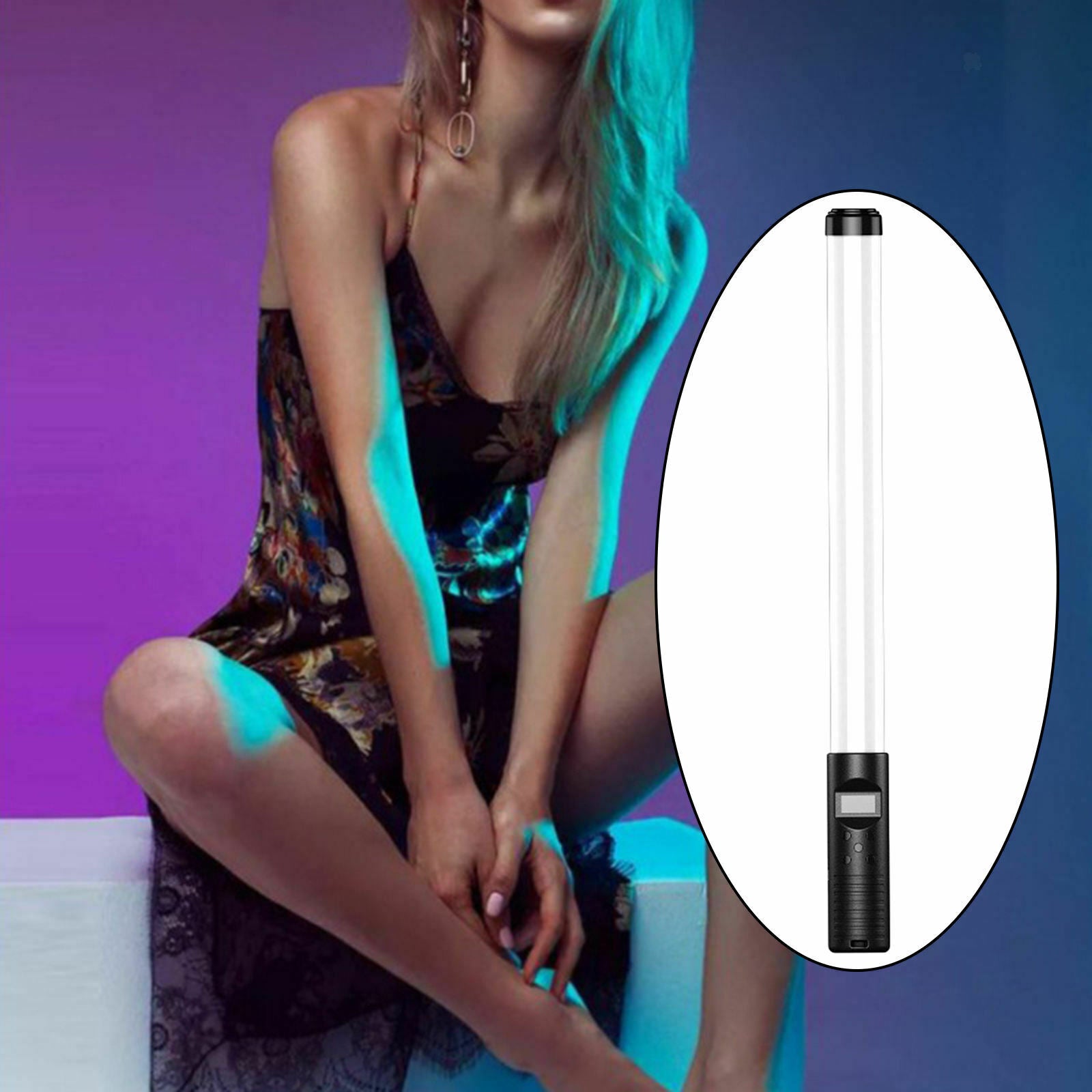 Colorful LED Fill Light Tube Lights Bar Remote Control Lighting Adjustable