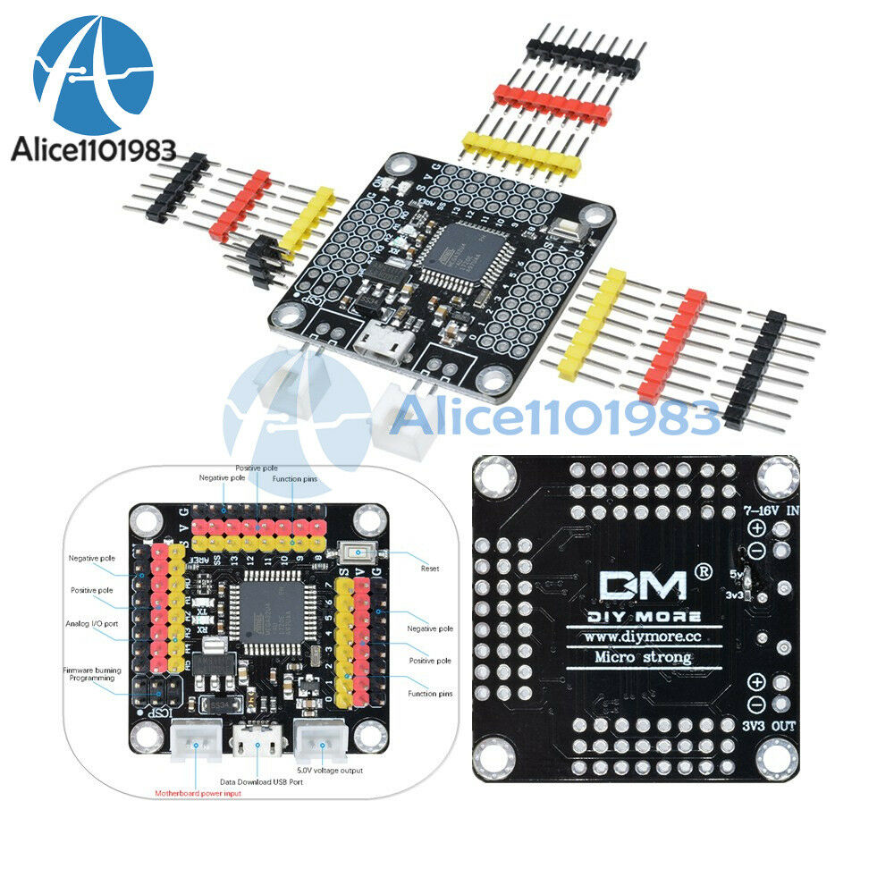 Pro Micro ATMEGA32U4-AU 5V 16MHz Development I/O Board For Arduino Windows Linux