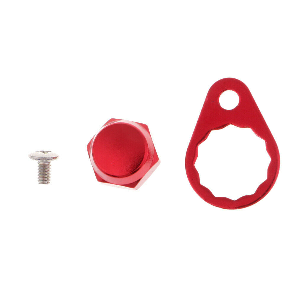 3pcs Durable Fishing Reel Left Handle Screw Nuts Repair Parts Reel Care