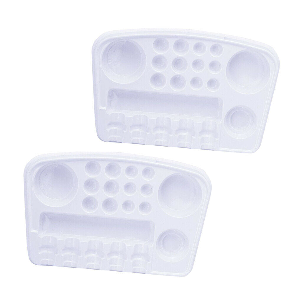 20x White Disposable Tattoo Pigment Ink Holder Cup Tray Pallet for Body Art
