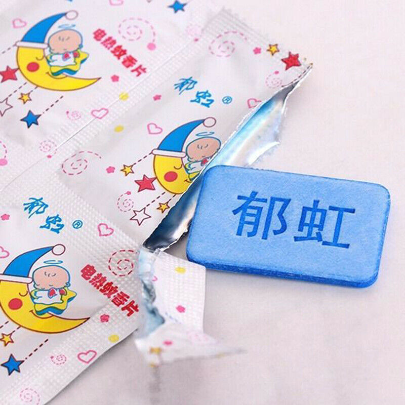30pcs/set Blue Mosquito Repellent Tablet Replacement for Electric Mosquit.l8