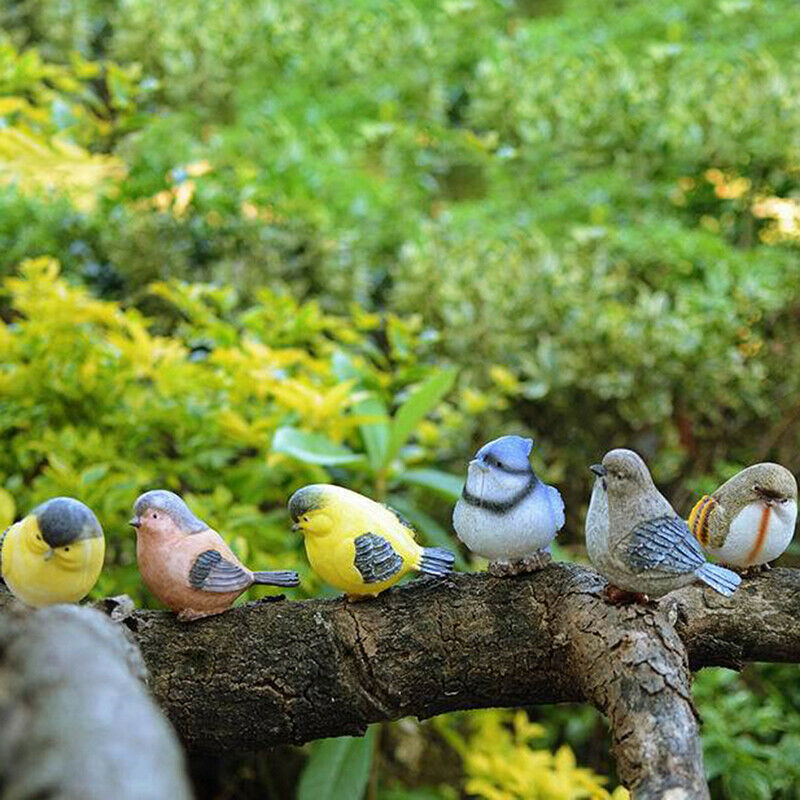 Magpie Birds Vividly Sparrow Garden Decoration Tree Home Outdoor Yard Orn.l8