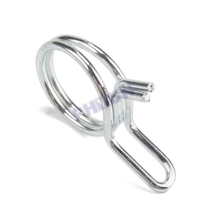 250pcs Î¦5-Î¦14 Double Wire Fuel Line Hose Tube Spring Clamps For Car Motorcycles