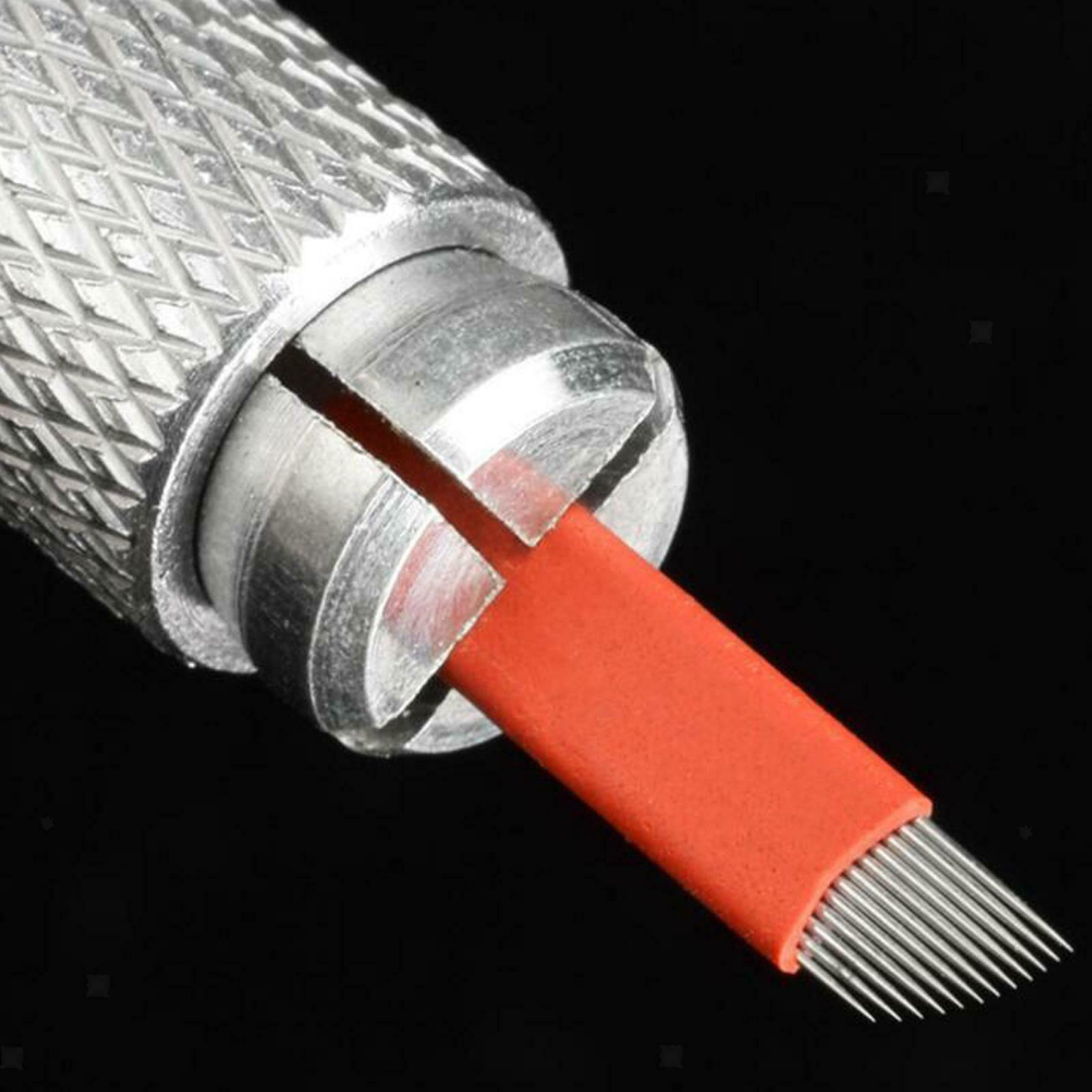 Eyebrow Tattoo Practice Kit Set Pen Needle Practise Skin Tool Ring Cup