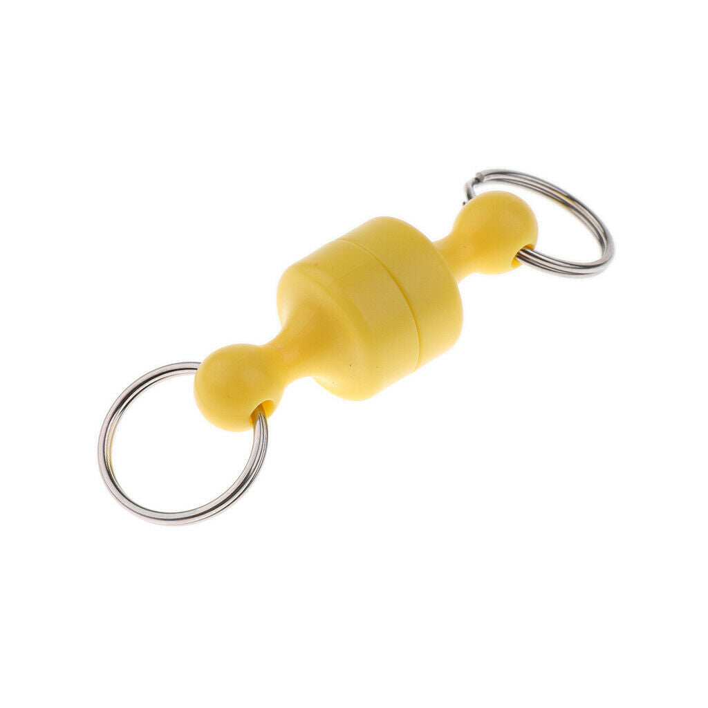 Fly Fishing Landing Trout Net Magnetic Release Holder Magnet Clip Yellow